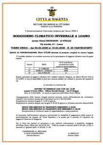 Soggiorno climatico invernale a Loano