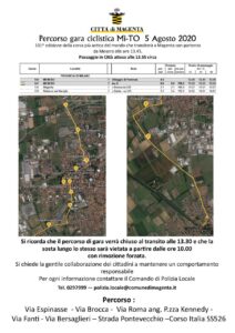 Milano-Torino, il percorso a Magenta: informazioni e viabilità. Il sindaco: “La città sarà parte di un grande evento”