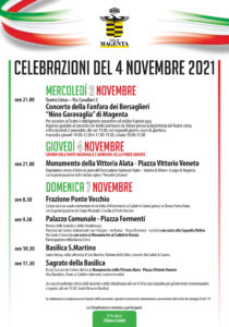 Celebrazioni del 4 Novembre 2021, il Sindaco Calati: “Finalmente possiamo tornare a sfilare per la città e ricordare la nostra storia”