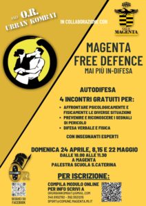 “Mai più in-difesa!”,  Urban Kombat e Comune di Magenta  uniti per la difesa personale