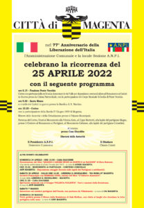 25 Aprile, il Sindaco Calati: “Torniamo a celebrare la Liberazione sfilando tutti insieme per la nostra Città”