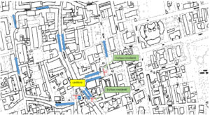 Lavori in via Garibaldi, il 26 aprile iniziano le opere di riqualificazione della piazzetta davanti alla chiesa di San Rocco: viabilità temporanea e deviazioni