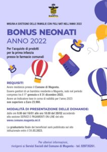 LA FAMIGLIA AL CENTRO: BONUS NEONATI ANNO 2022